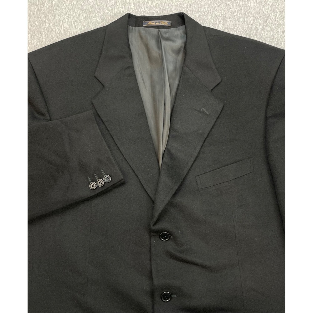 Trussini Blazer Mens 46L (IT56L) 100% Cashmere 3-Button Loro Piana Made In Italy